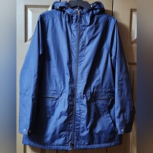 (NWOT) NATURAL REFLECTIONS, WEATHER JACKET, WOMEN'S, LARGE, NAVY